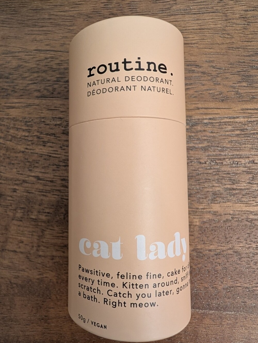 Routine Natural Beauty - Cat Lady Natural Deodorant - Cream Stick